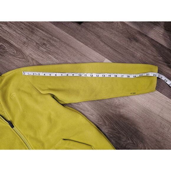 L.l.bean Youth Size XL 18 age zip up Jacket Fleece green - Picture 4 of 12